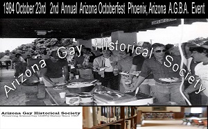 1984 October 23rd  2nd Annual Octoberfest At South Mountain Park in Phoenix Arizona An Arizona Gay Bar Owners Association Event 
